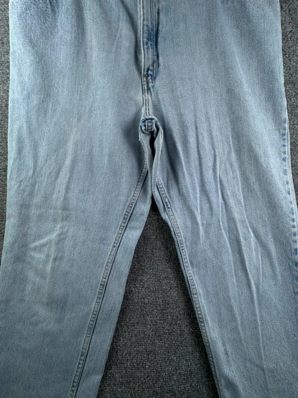 VTG 1999 Levis 550 Sz 18 (36x31.5) Reg L Relaxed Fit Light Wash Denim Jeans *
